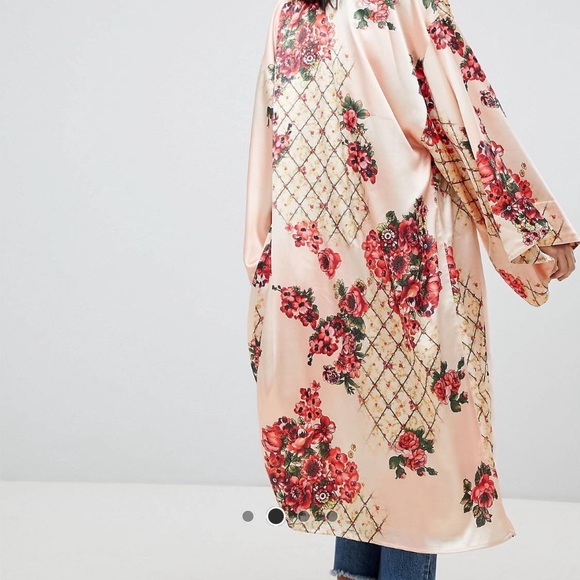 ASOS design printed soft kimono - Picture 3 of 6